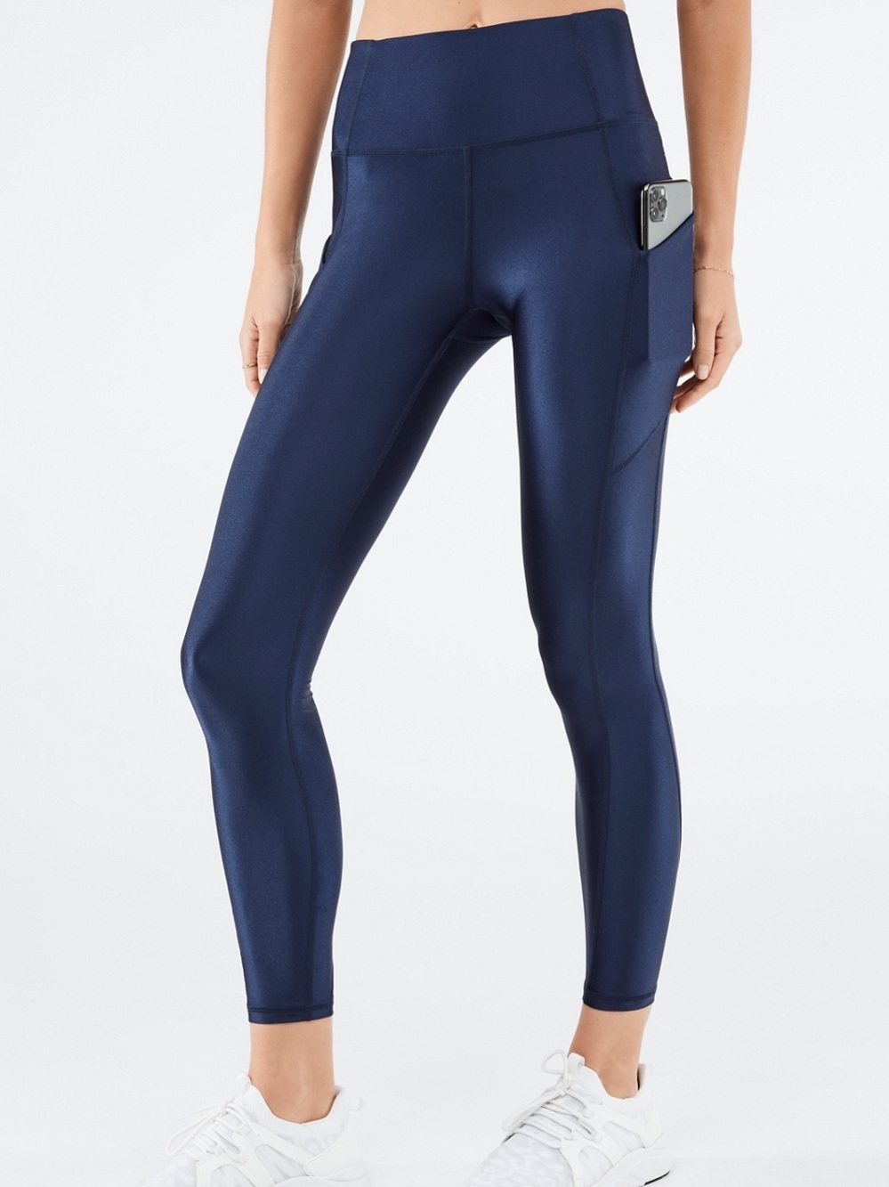 Fabletics Fabletics Oasis Shine High Waisted Pocket 7/8 NWT